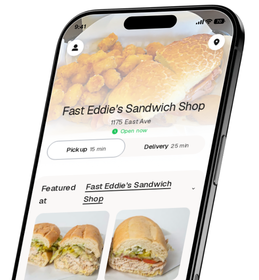 Fast Eddie's Sandwich Shop app preview